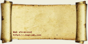 Natalija Pejović vizit kartica